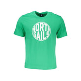 North Sails Green Cotton T-Shirt -   -  North Sails.